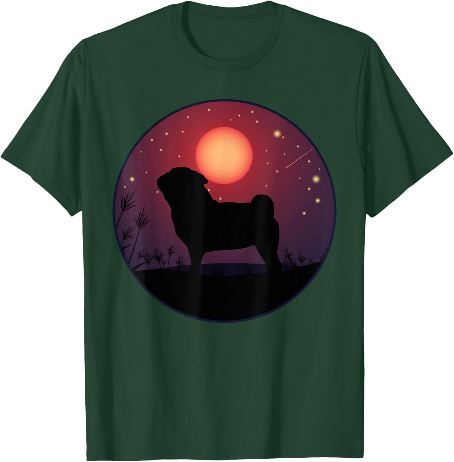 Pug Puggie-Dog T-Shirt - T-Shirt | Forest