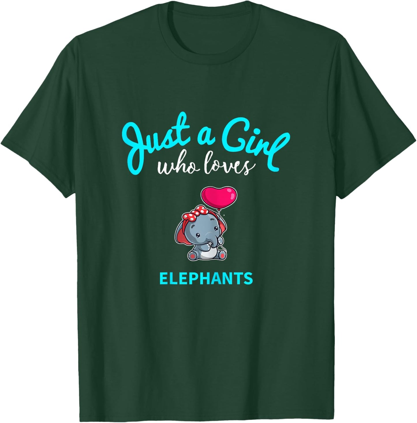 Elephant Shirt for Girls | Children's Elephant T-Shirt - T-Shirt | Forest