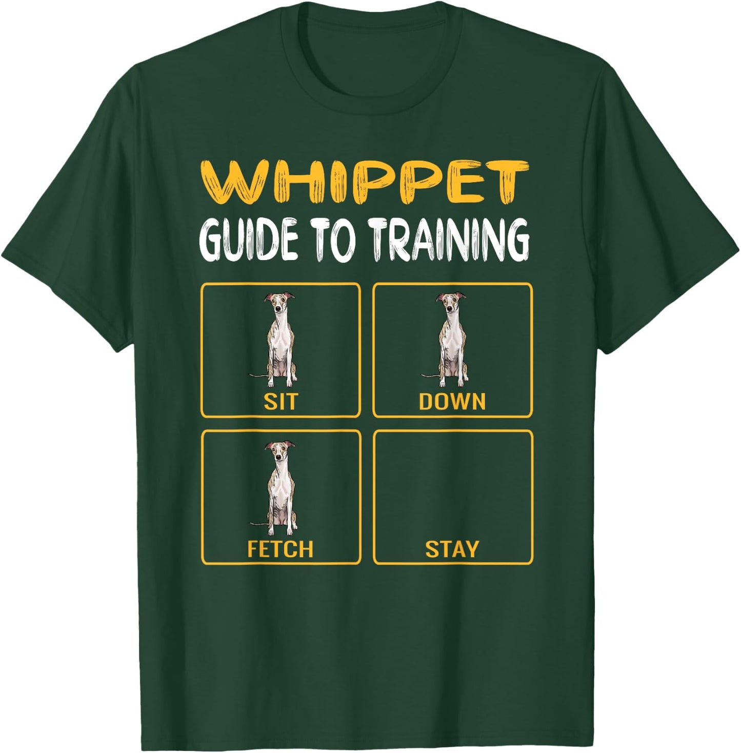 Funny Whippet Guide To Training Dog Obedience Trainer Women T-Shirt - T-Shirt | Forest