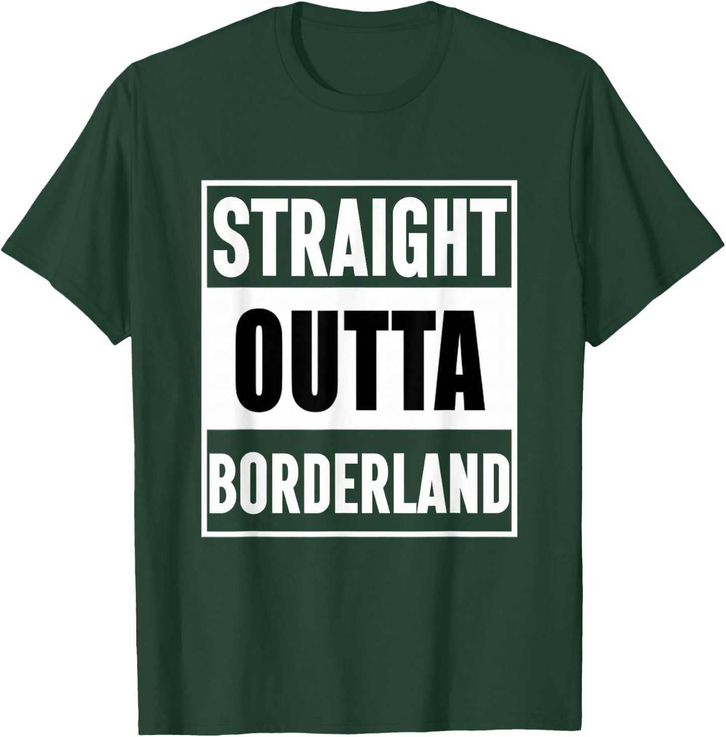 Frontline Origins: Straight Outta Borderland T-Shirt - T-Shirt | Forest