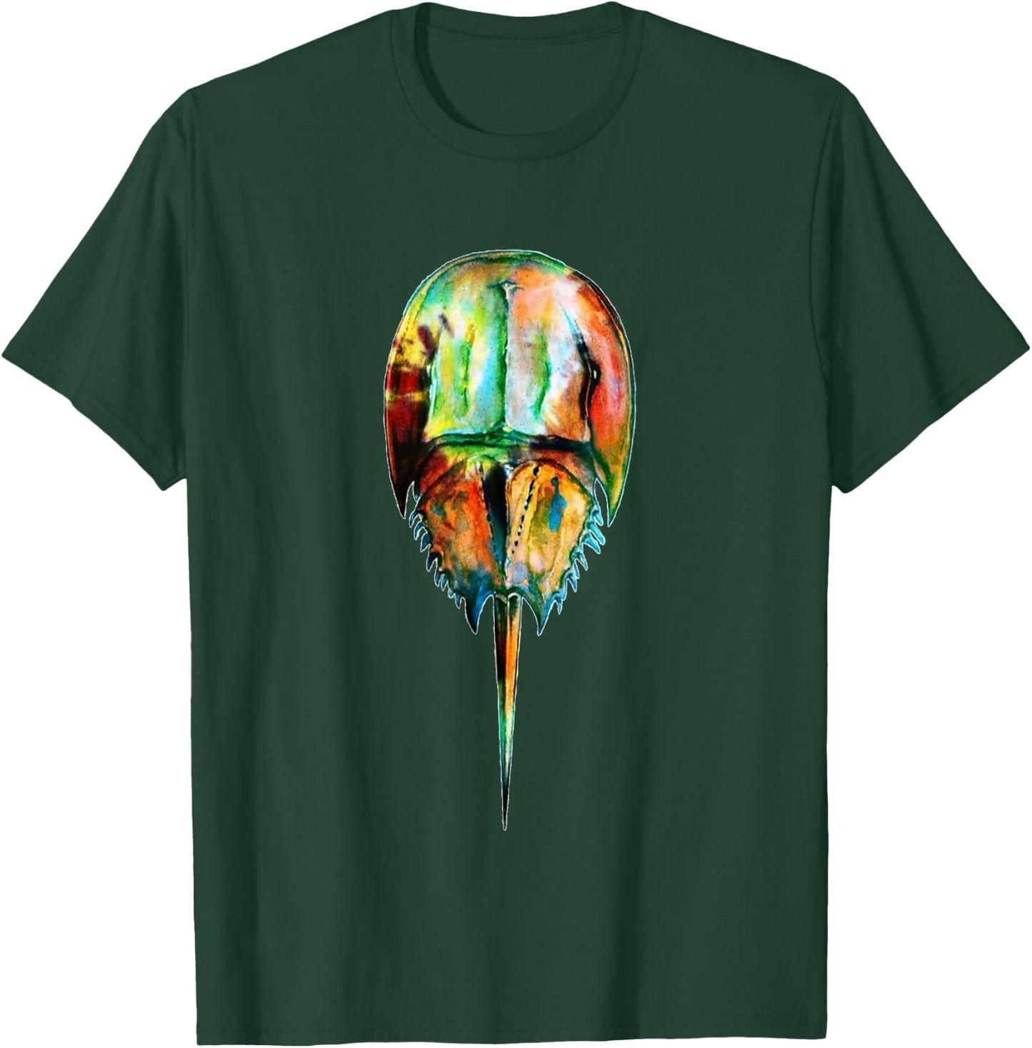 Tye Dye Horseshoe Crab T-Shirt - T-Shirt | Forest