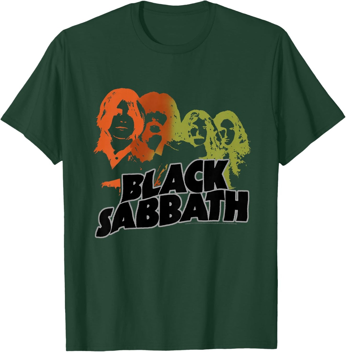 Kids Black Sabbath Band Sketch Kids Black T-Shirt - T-Shirt | Forest
