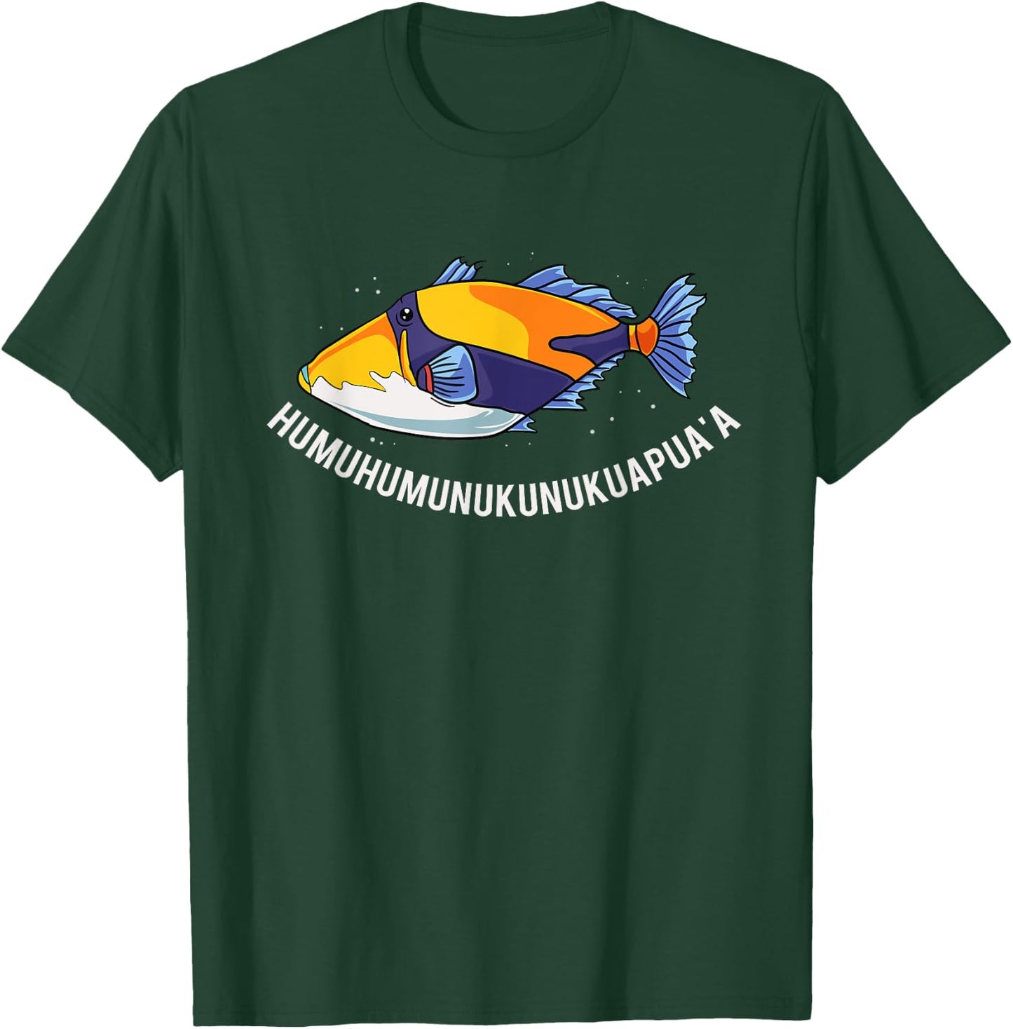 Humuhumunukunukuapua'a Hawaiian State Fish T-Shirt - T-Shirt | Forest