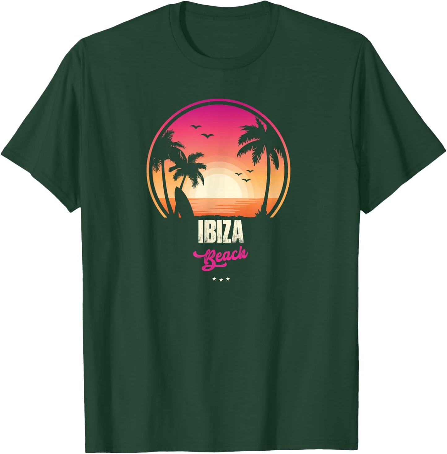 Ibiza Souvenir - Beach Reminder T-Shirt - T-Shirt | Forest