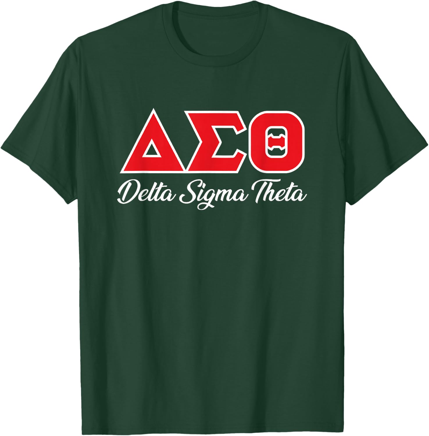AMAZIGREEK Delta Sigma Theta Sorority Paraphernalia, Delta 1913 HBCU Adult , Black, Small T-Shirt - T-Shirt | Forest