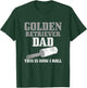Golden Retriever Dad Dog Hair Funny Golden Retriever T-Shirt - T-Shirt | Forest