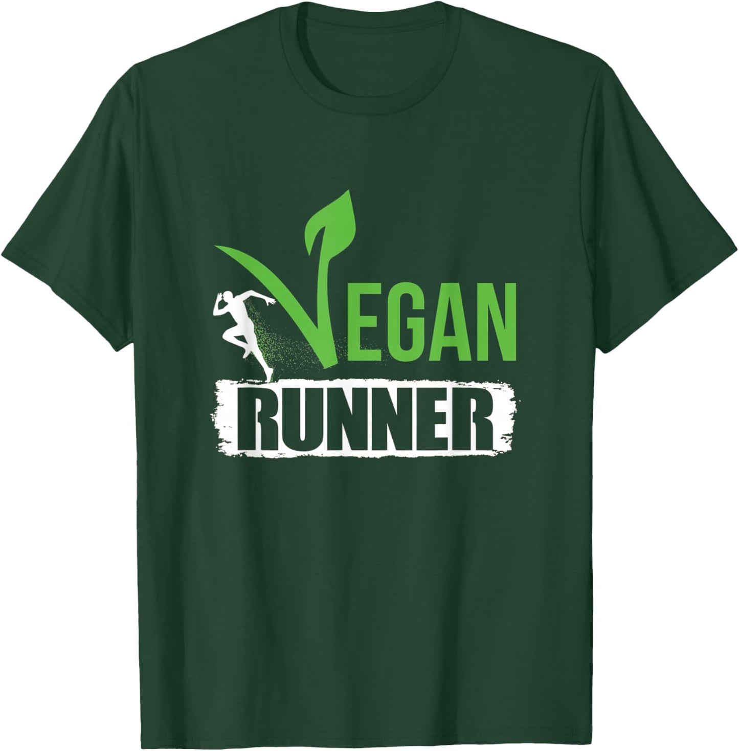 Vegan Runner T-Shirt - T-Shirt | Forest