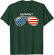 Nugent, LA Vintage US Flag Sunglasses T-Shirt - T-Shirt | Forest