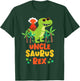 Uncle Saurus Rex Dinosaur Family Reunion T-Shirt - T-Shirt | Forest