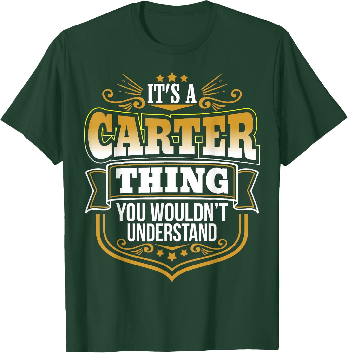 It's a CARTER thing you wouldn't Understand Xmas T-Shirt - T-Shirt | Forest
