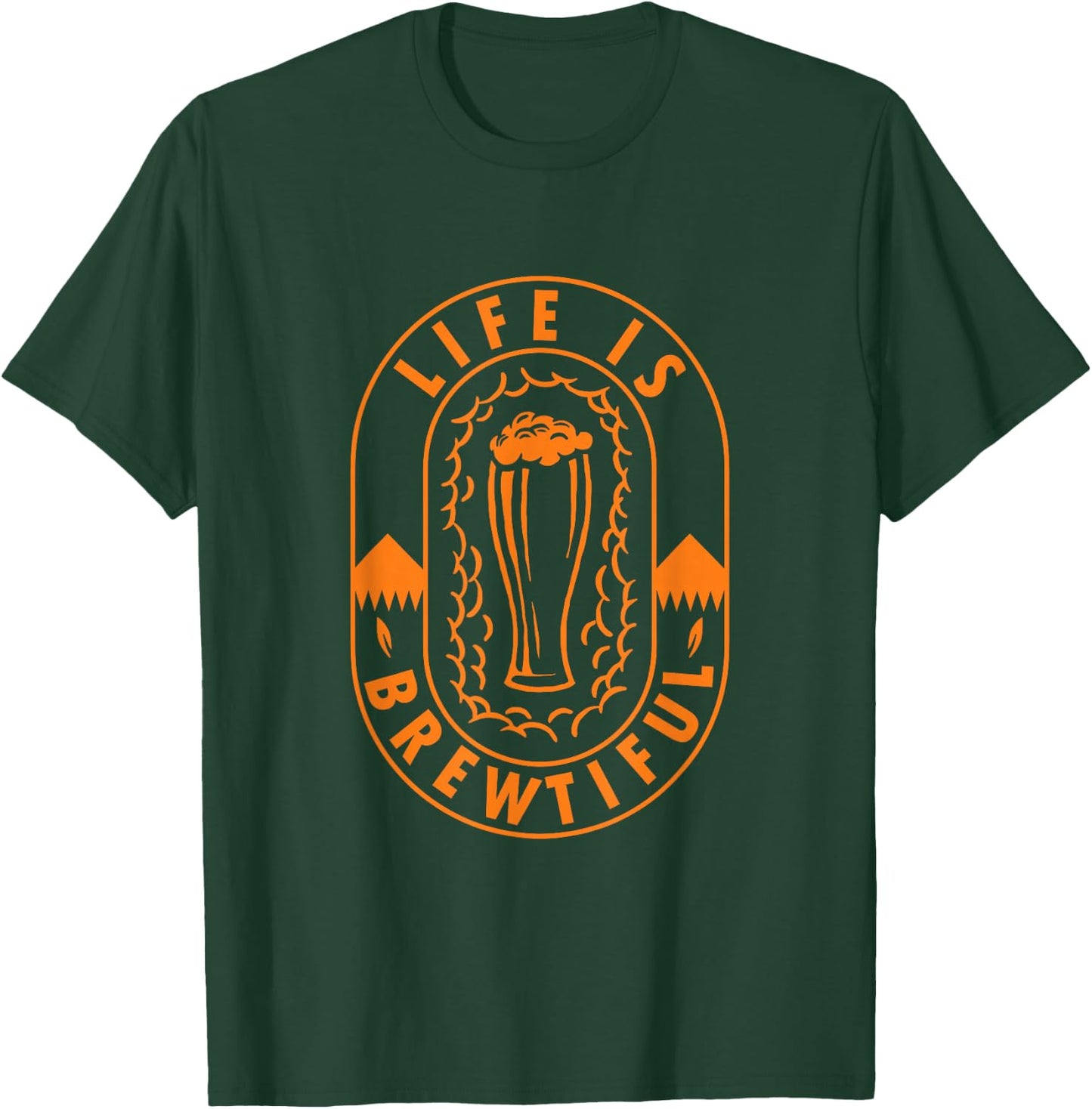 Craft Beer Brewer, Beer Brewer, Das Leben ist Braulich T-Shirt - T-Shirt | Forest