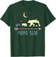 Autism Awareness Mama Bear with 3 Cubs T-Shirt - T-Shirt | Forest