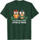 Funny 55th Wedding Anniversary Gift Couple Owls T-Shirt - T-Shirt | Forest