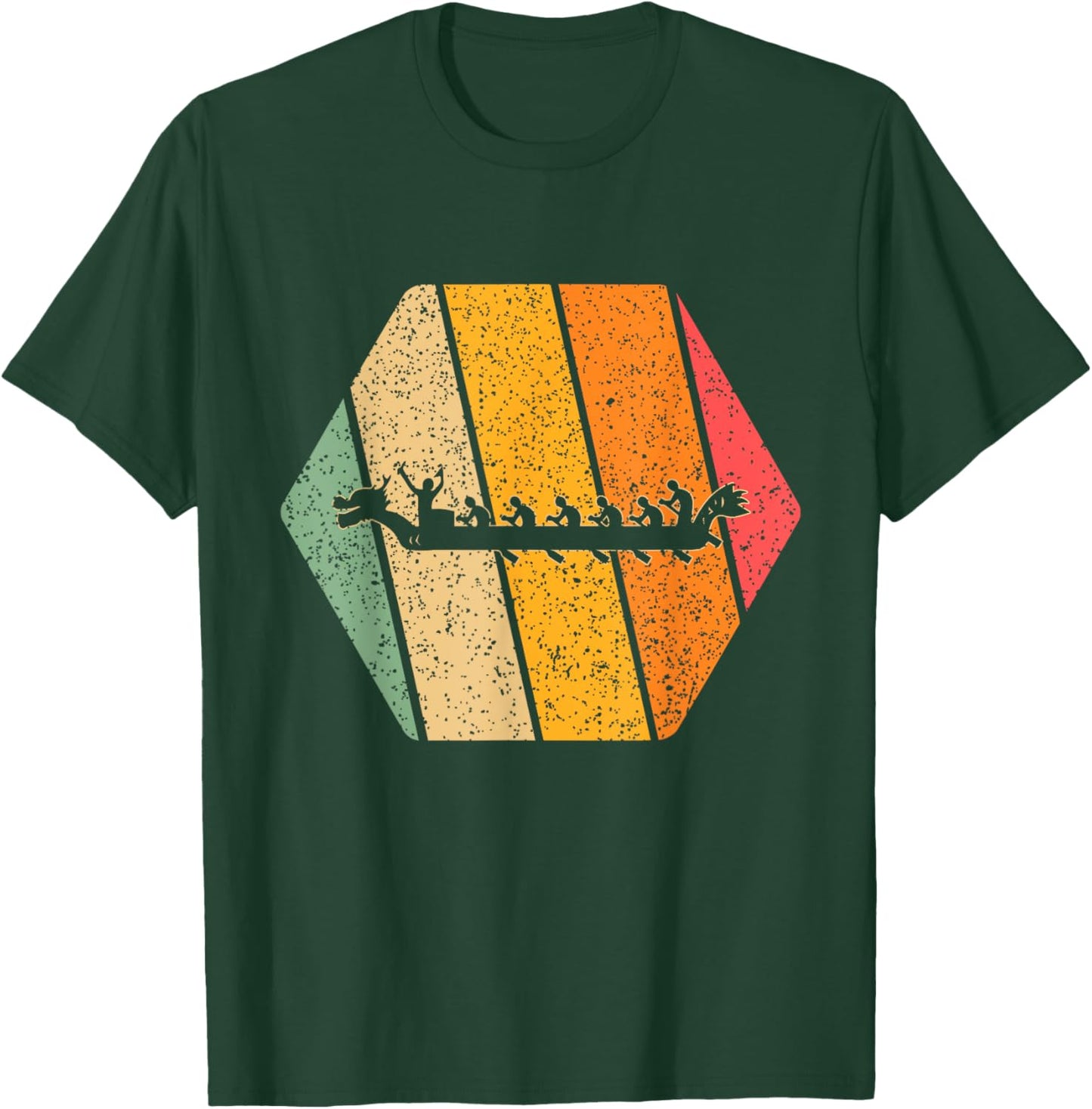 Paddle Dragon Boat T-Shirt - T-Shirt | Forest