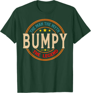 BUMPY The Legend The Man, Funny BUMPY Fathers Day T-Shirt - T-Shirt | Forest