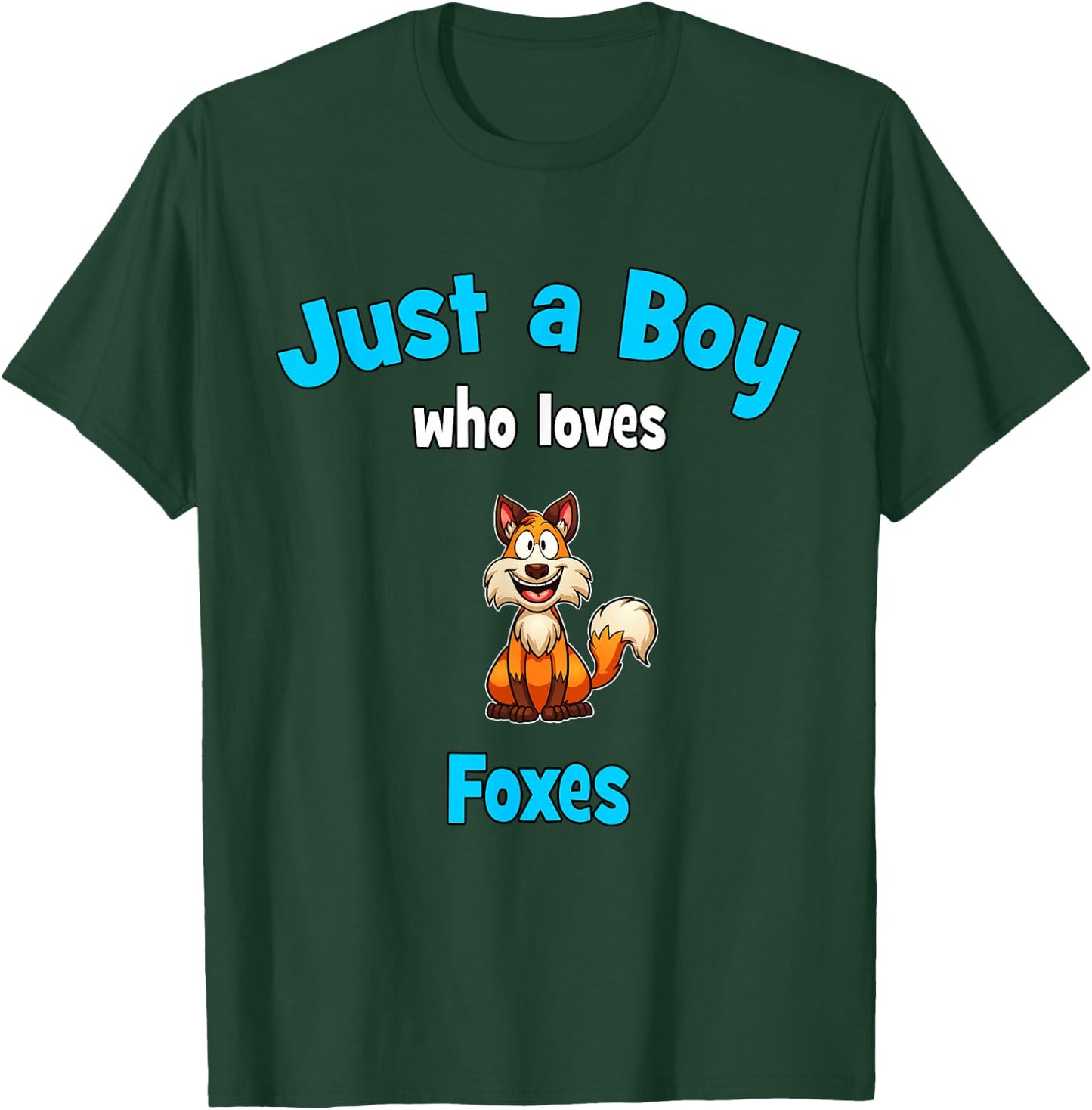 Fox Shirt for Boys | Children's Fox T-Shirt - T-Shirt | Forest