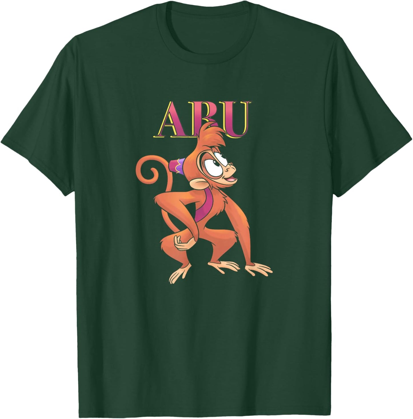 Disney Aladdin Abu Named Looking Up Profile T-Shirt - T-Shirt | Forest