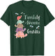Fabulously Festive Family Gifts - Best Grandma Ever - Whimsical Grandma With Cute Turtles T-Shirt - T-Shirt | Forest
