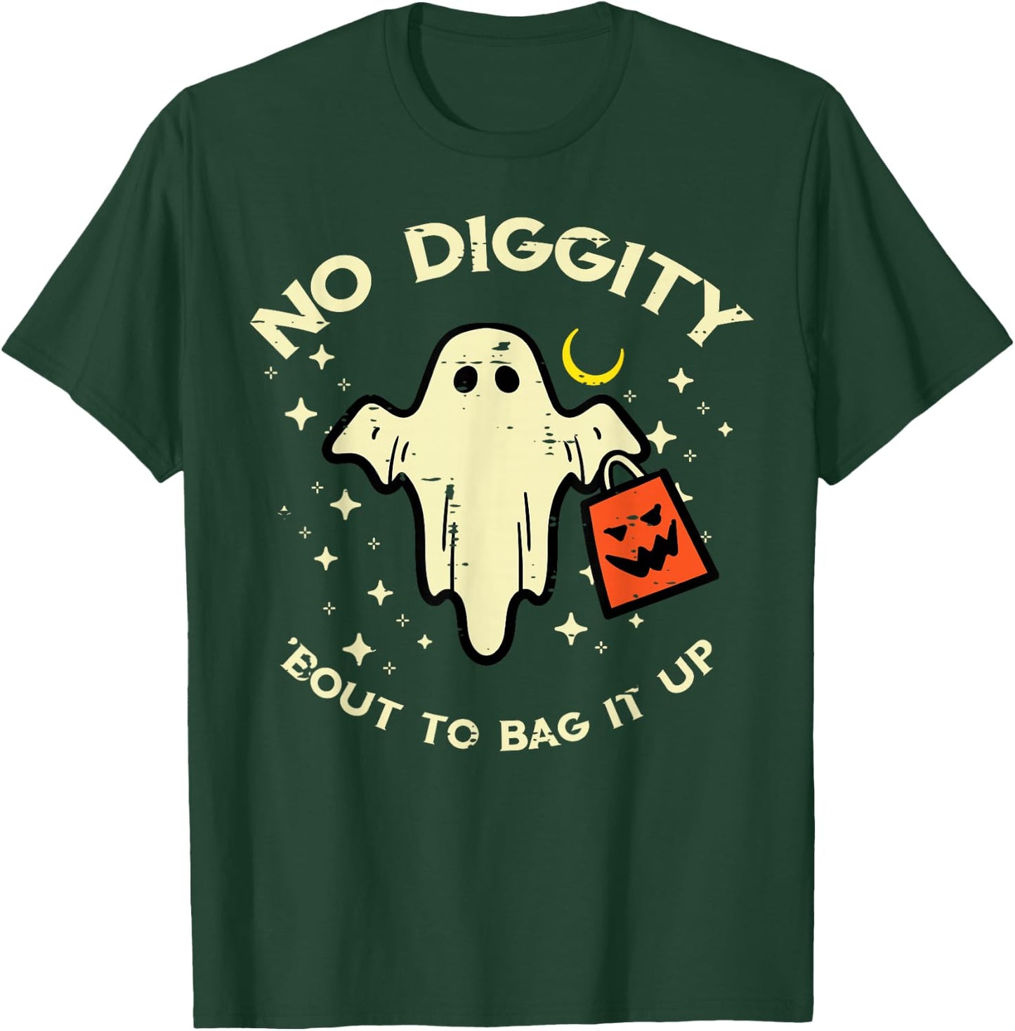 Halloween Ghost Costume Toddler Boys Girls Kids Women Men T-Shirt - T-Shirt | Forest