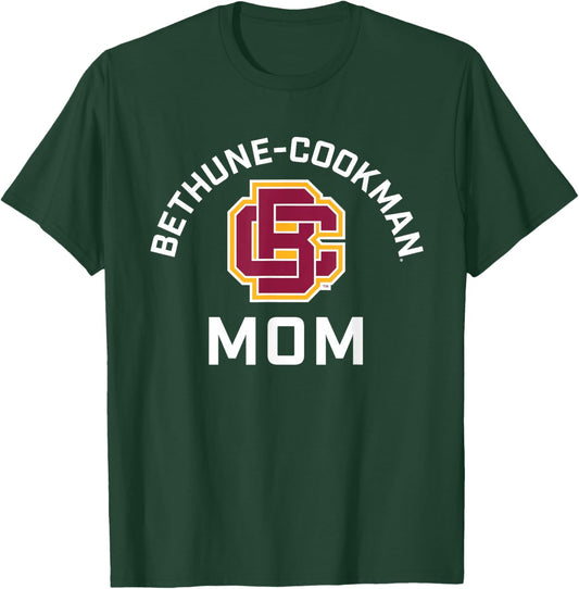 Bethune-Cookman University Wildcats Arched Mom T-Shirt - T-Shirt | Forest