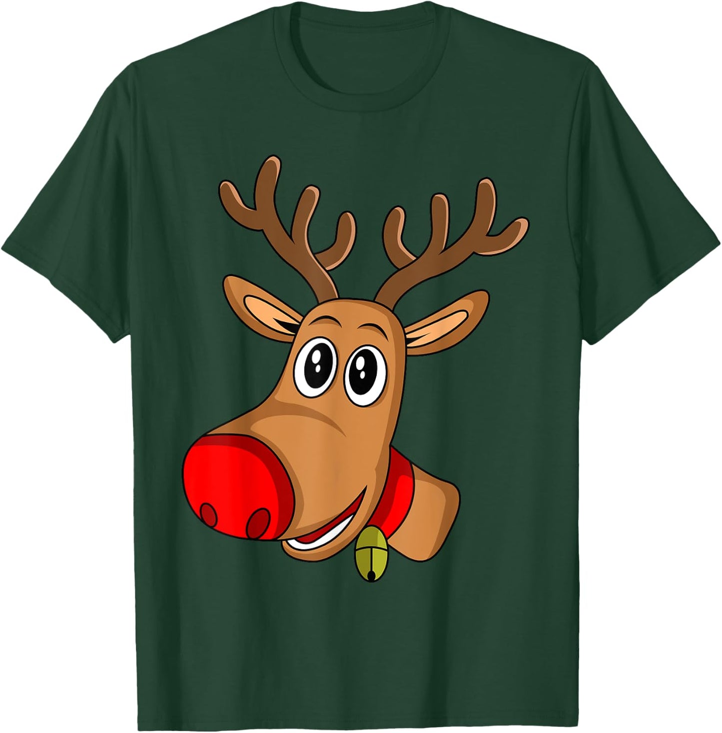 RUDOLPH Red Nose Reindeer | Donner Blitzen T-Shirt - T-Shirt | Forest