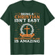 Funny Christian Retirement Plan Gift Religious Men Women T-Shirt - T-Shirt | Forest