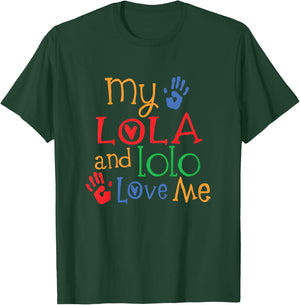 My Lola and Lolo Love Me T-Shirt - T-Shirt | Forest