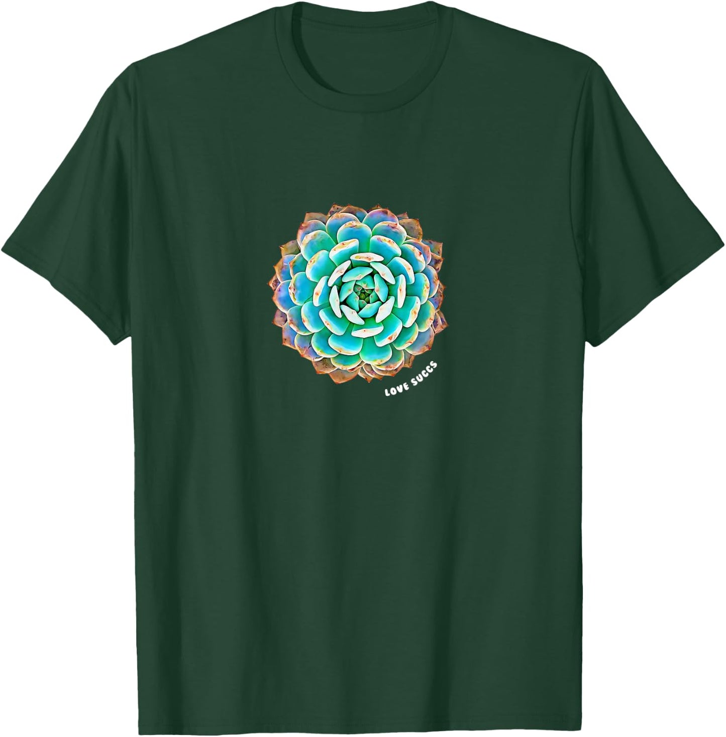 Love Succs Succulent T-Shirt - T-Shirt | Forest