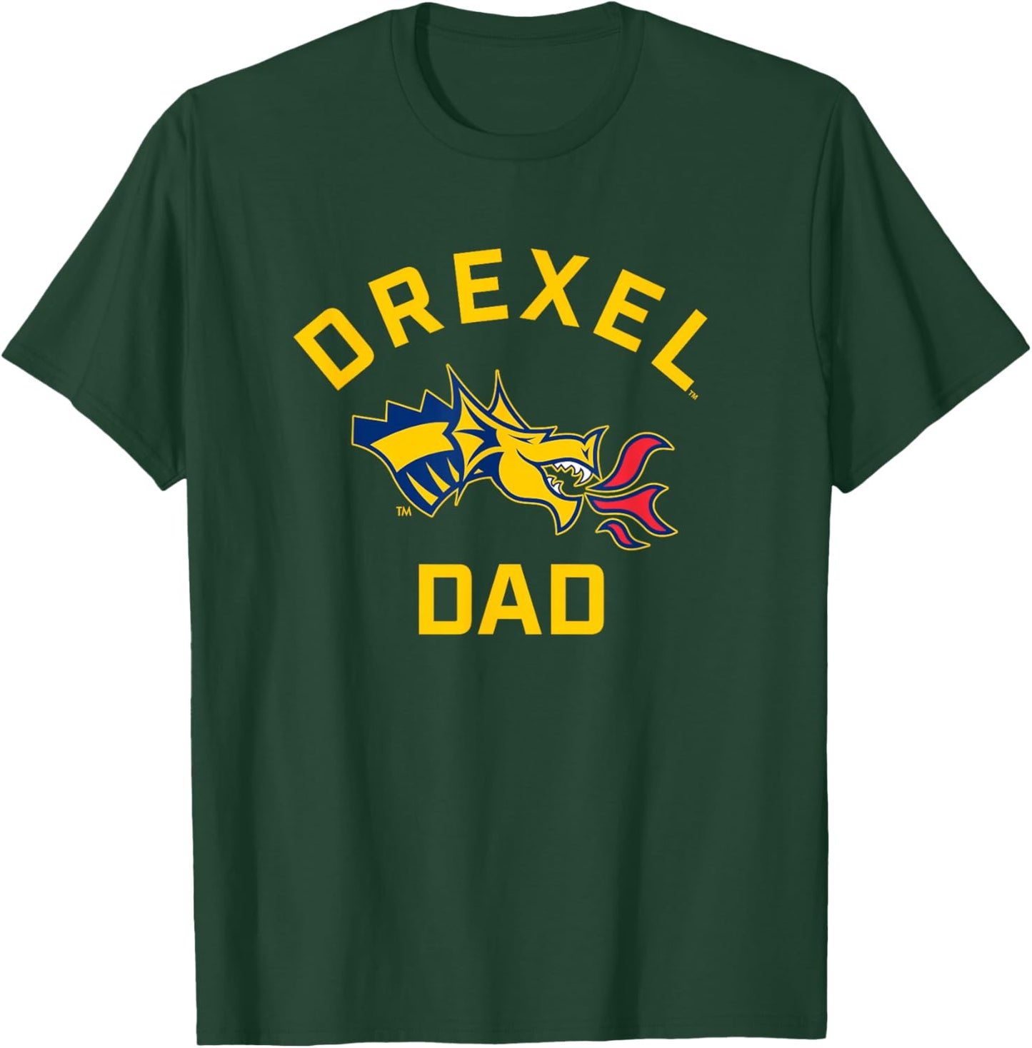 Drexel University Dragons Arched Dad T-Shirt - T-Shirt | Forest