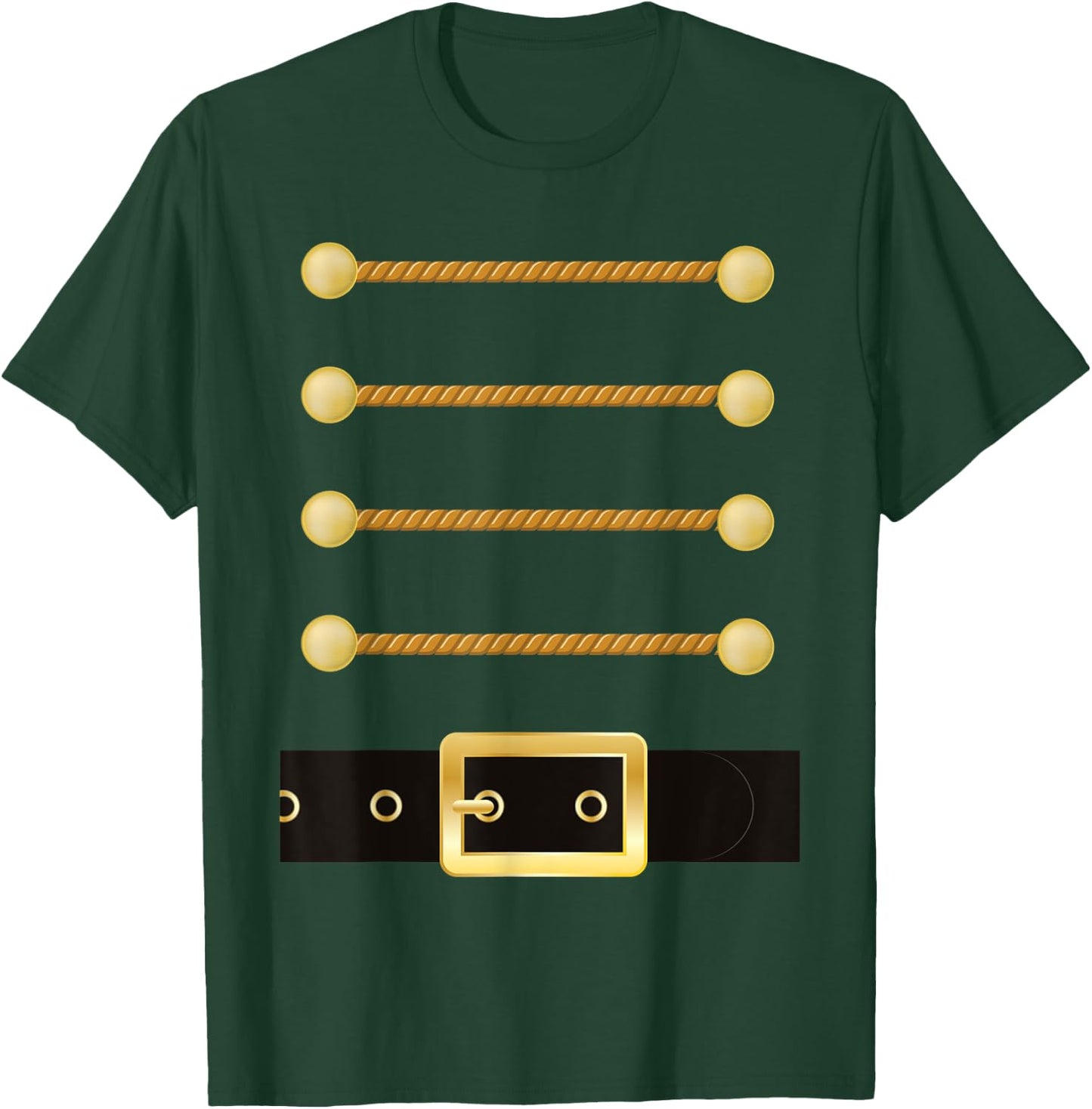 Nutcracker Character Soldier Costume Uniform Funny Christmas T-Shirt - T-Shirt | Forest