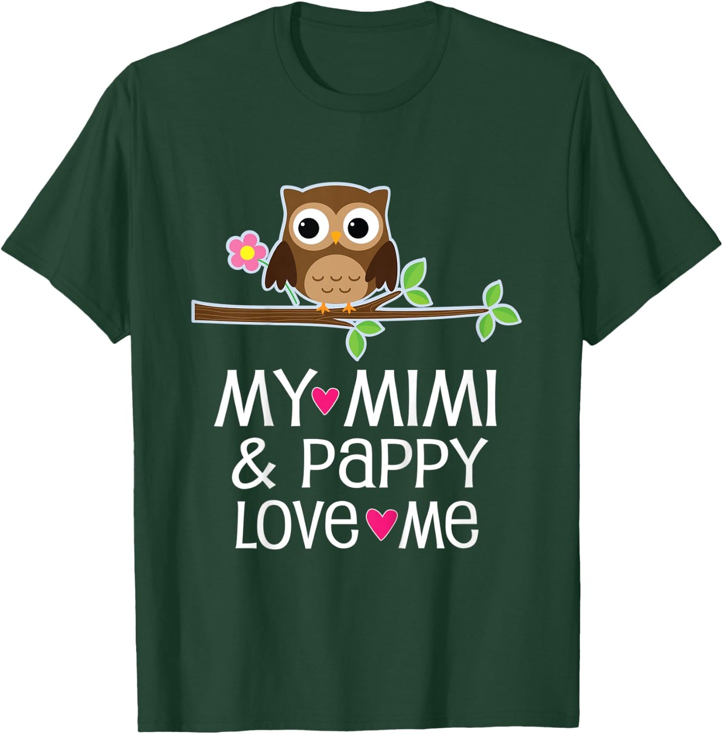 Kids My Mimi and Pappy Love Me T-Shirt - T-Shirt | Forest
