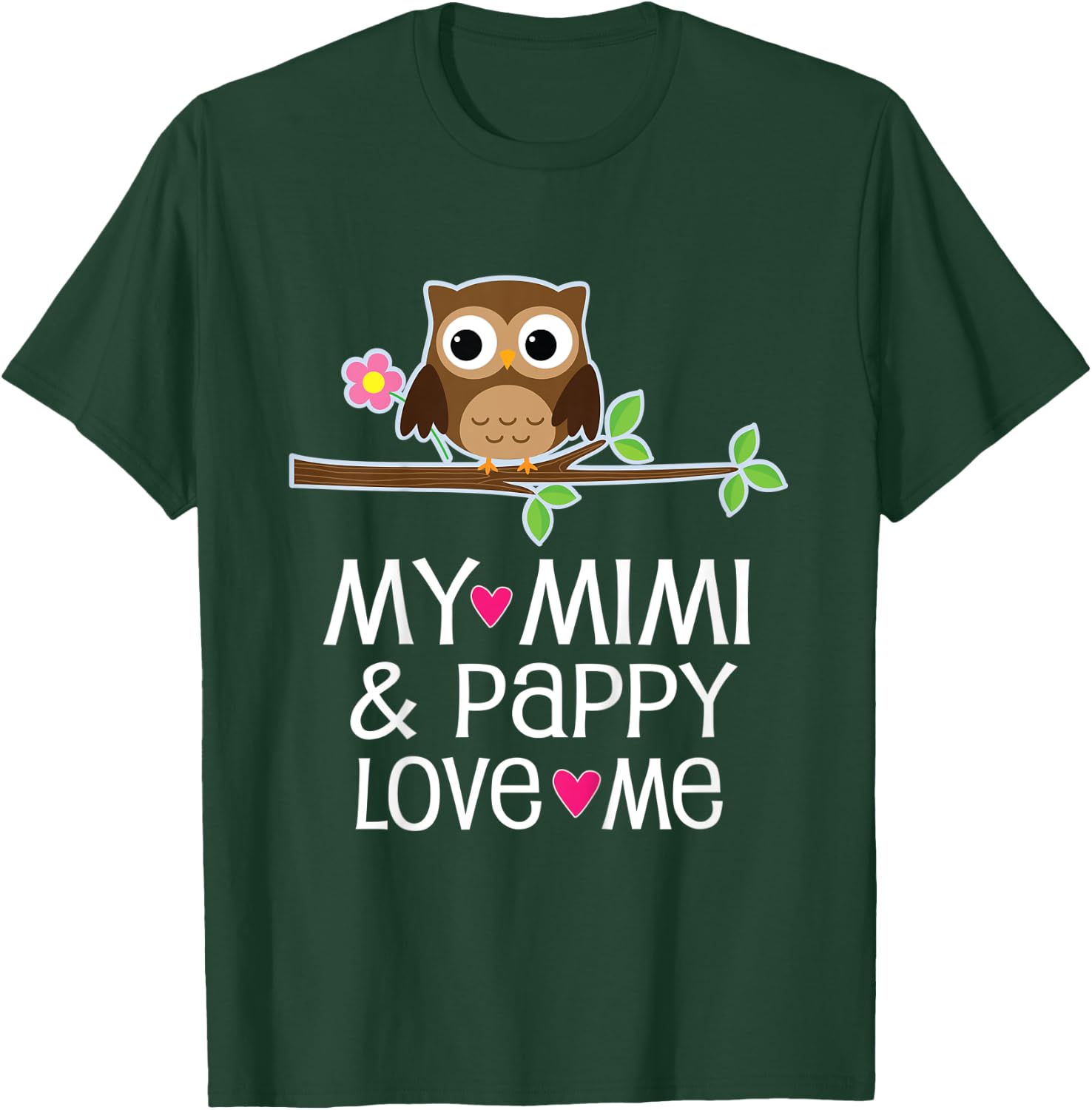 Kids My Mimi and Pappy Love Me T-Shirt - T-Shirt | Forest