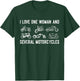 Funny Motorcycle Husband One Woman and Several Motorcycles T-Shirt - T-Shirt | Forest