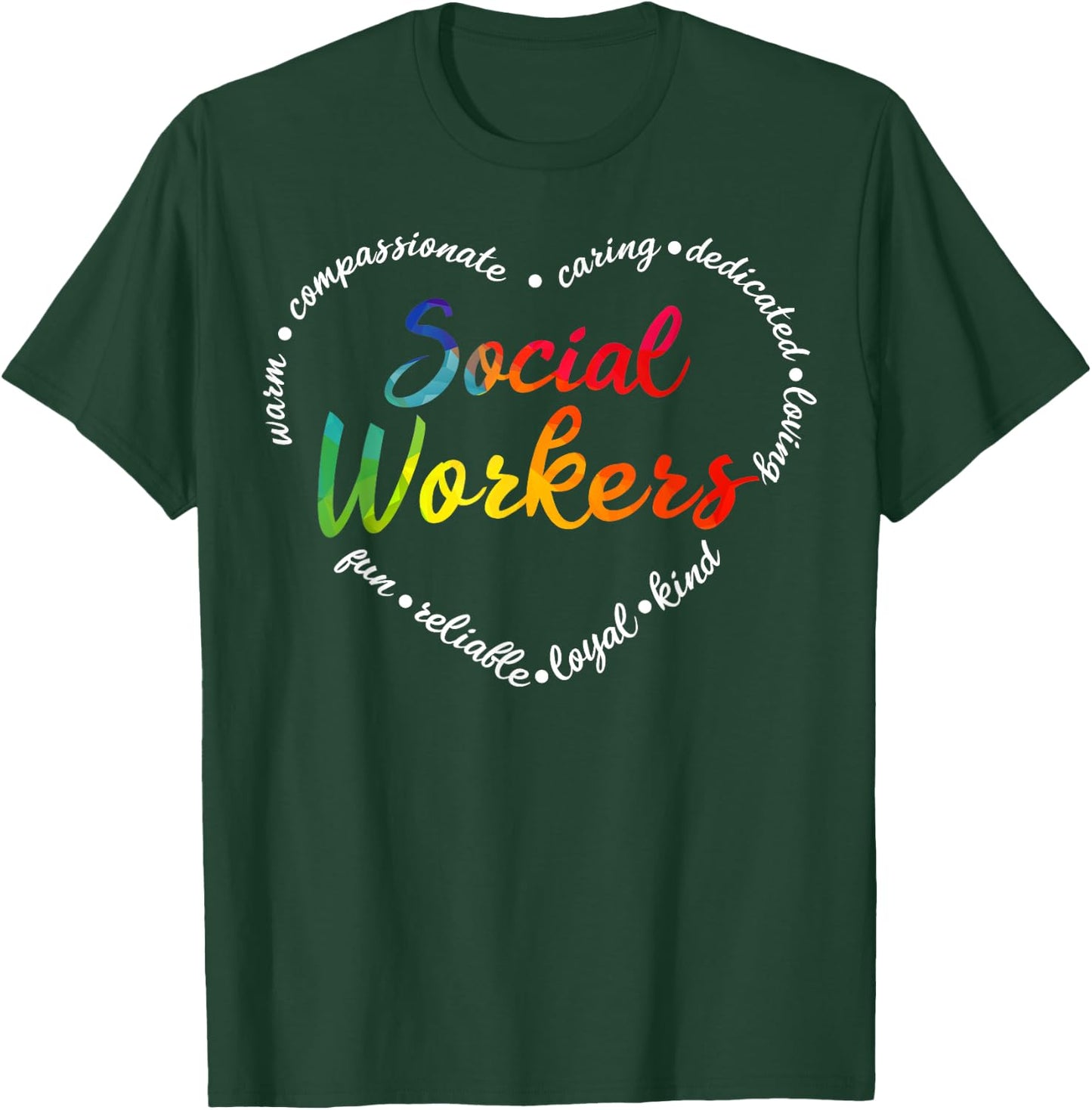 Social Worker Social Work Caseworker Public Servant Themed T-Shirt - T-Shirt | Forest