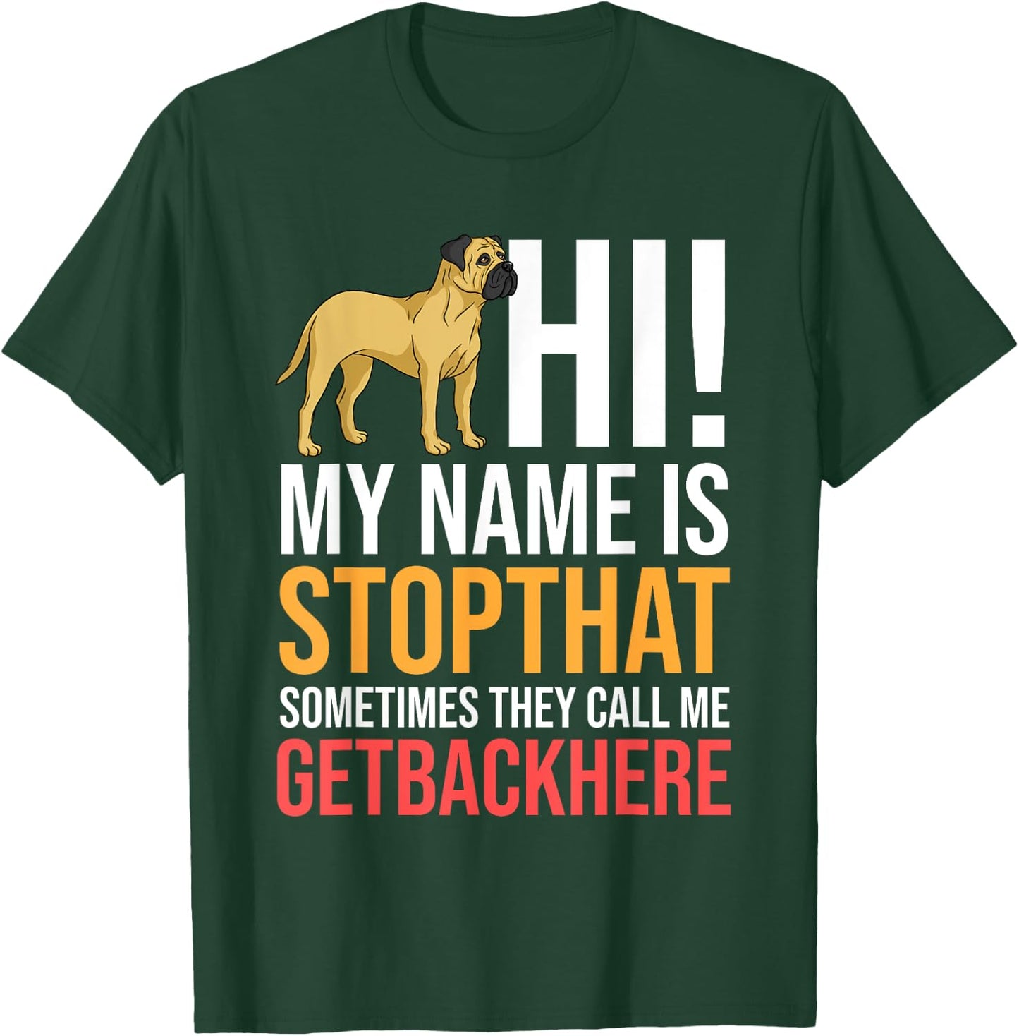 English Mastiff Dog Gift Puppies Owner Lover Women Girls Kids T-Shirt - T-Shirt | Forest