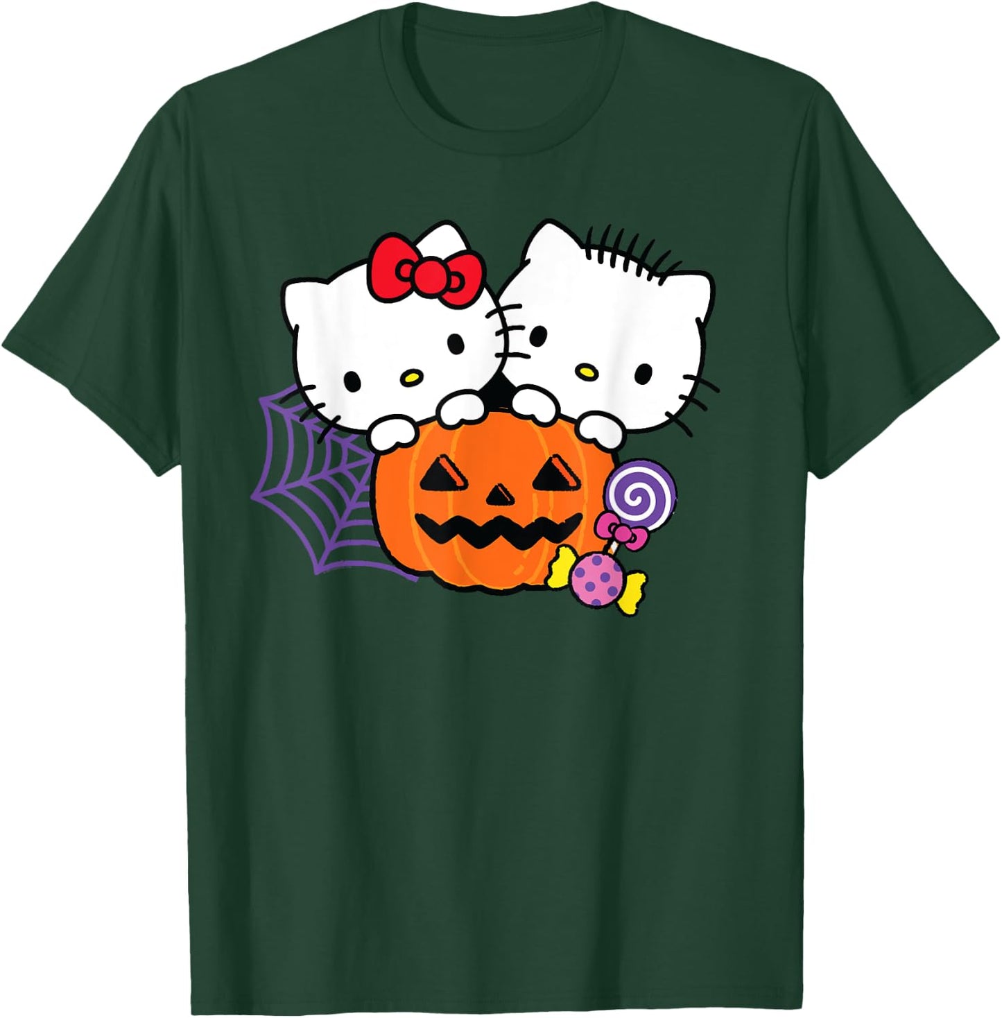 Hello Kitty Dear Daniel Perfect Pair Halloween T-Shirt - T-Shirt | Forest