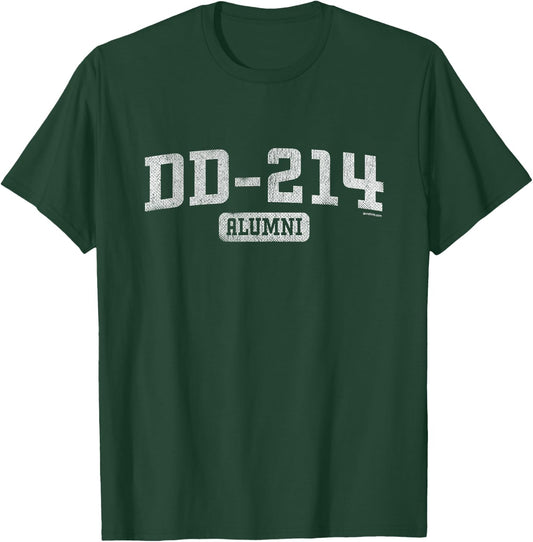 DD 214 Alumni - US veterans T-Shirt - T-Shirt | Forest