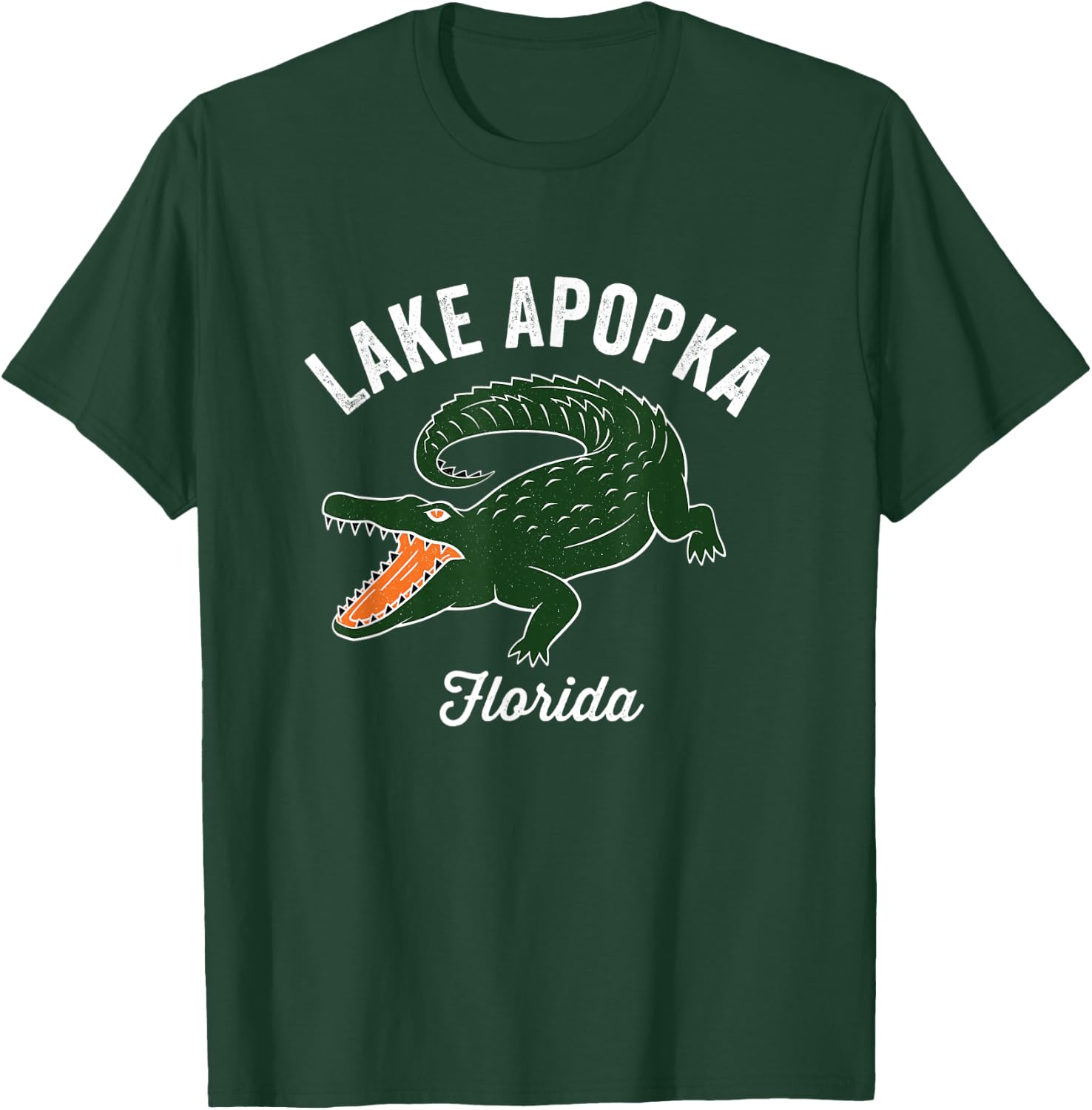 Lake Apopka Florida Alligator Graphic T-Shirt - T-Shirt | Forest