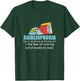 The Fear Of Running Out Of Books To Read Bookworm Reading T-Shirt - T-Shirt | Forest