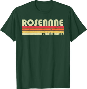 ROSEANNE Name Personalized Retro Vintage 80s 90s Birthday T-Shirt - T-Shirt | Forest