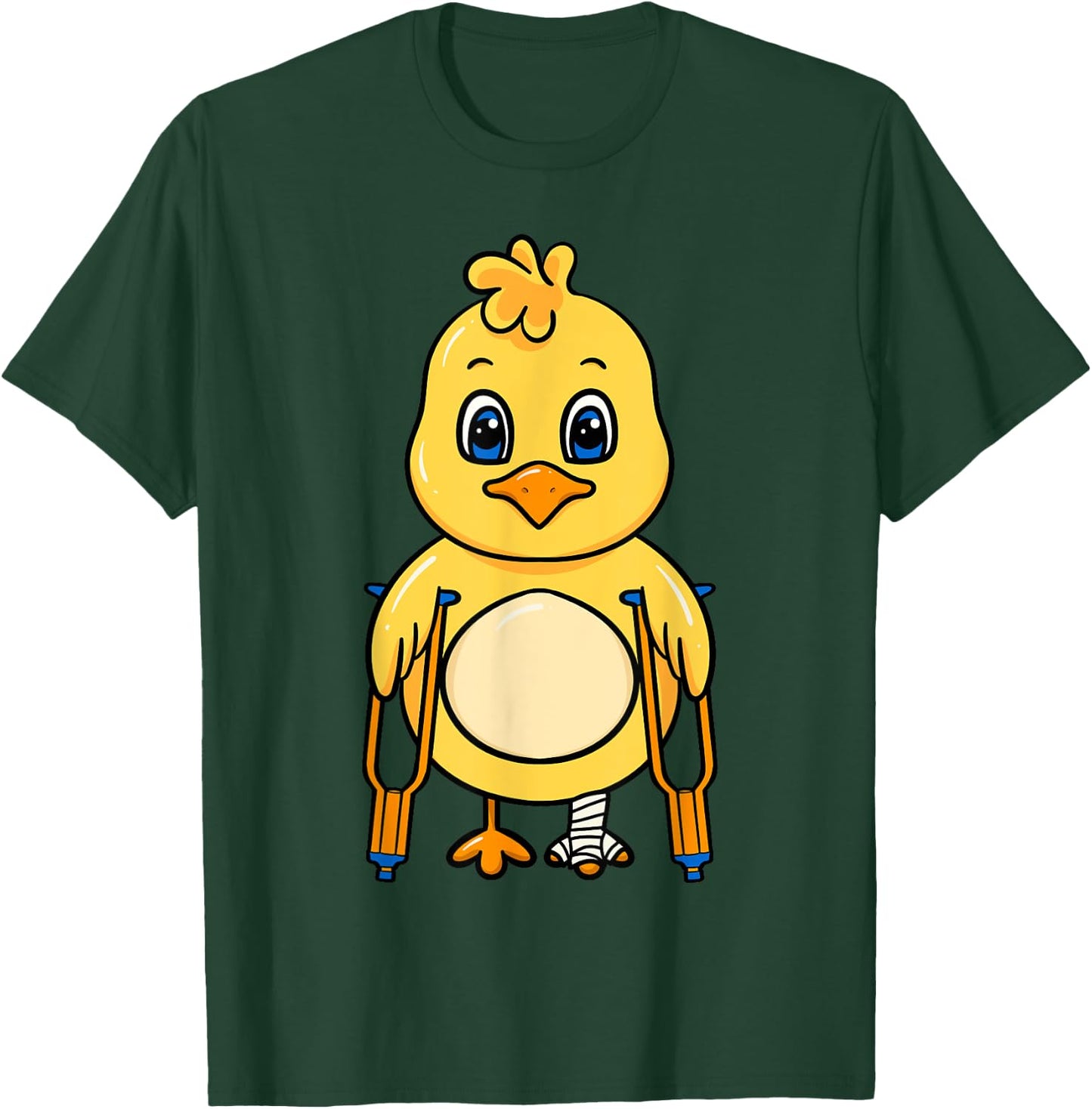 Chicken Broken Bones Foot Leg Injury Recovery Rehab Gift T-Shirt - T-Shirt | Forest