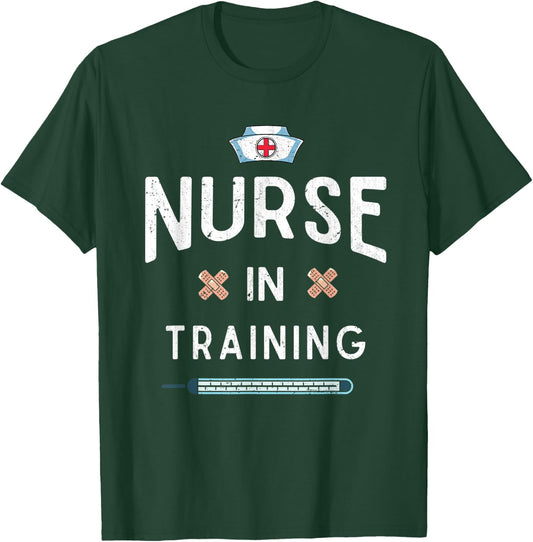 Medical Hospital Nurse In Training Nursing Future Nurse T-Shirt - T-Shirt | Forest
