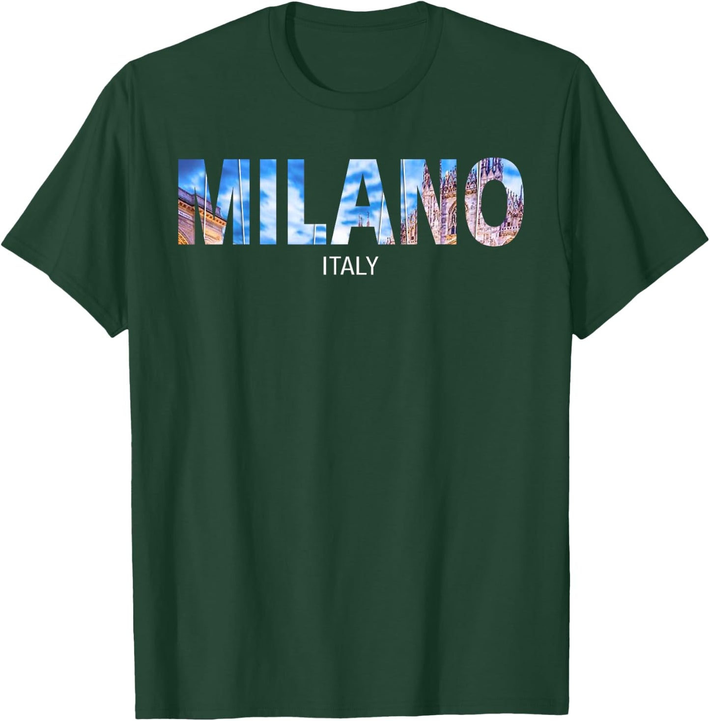 Milano Shirts Men Milano Italy Souvenirs Gifts T-Shirt - T-Shirt | Forest