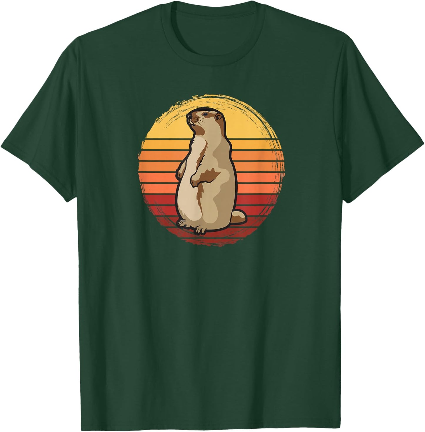 Marmot Sunset Design for Marmot Lovers T-Shirt - T-Shirt | Forest