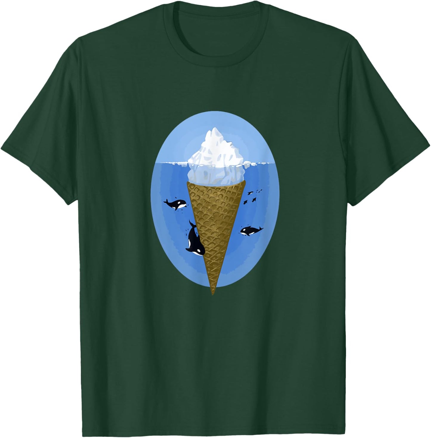 Ice cream cone Iceberg cute funny Women Kids T-Shirt - T-Shirt | Forest