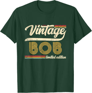 Classic Personalized Vintage Bob Limited edition Men T-Shirt - T-Shirt | Forest