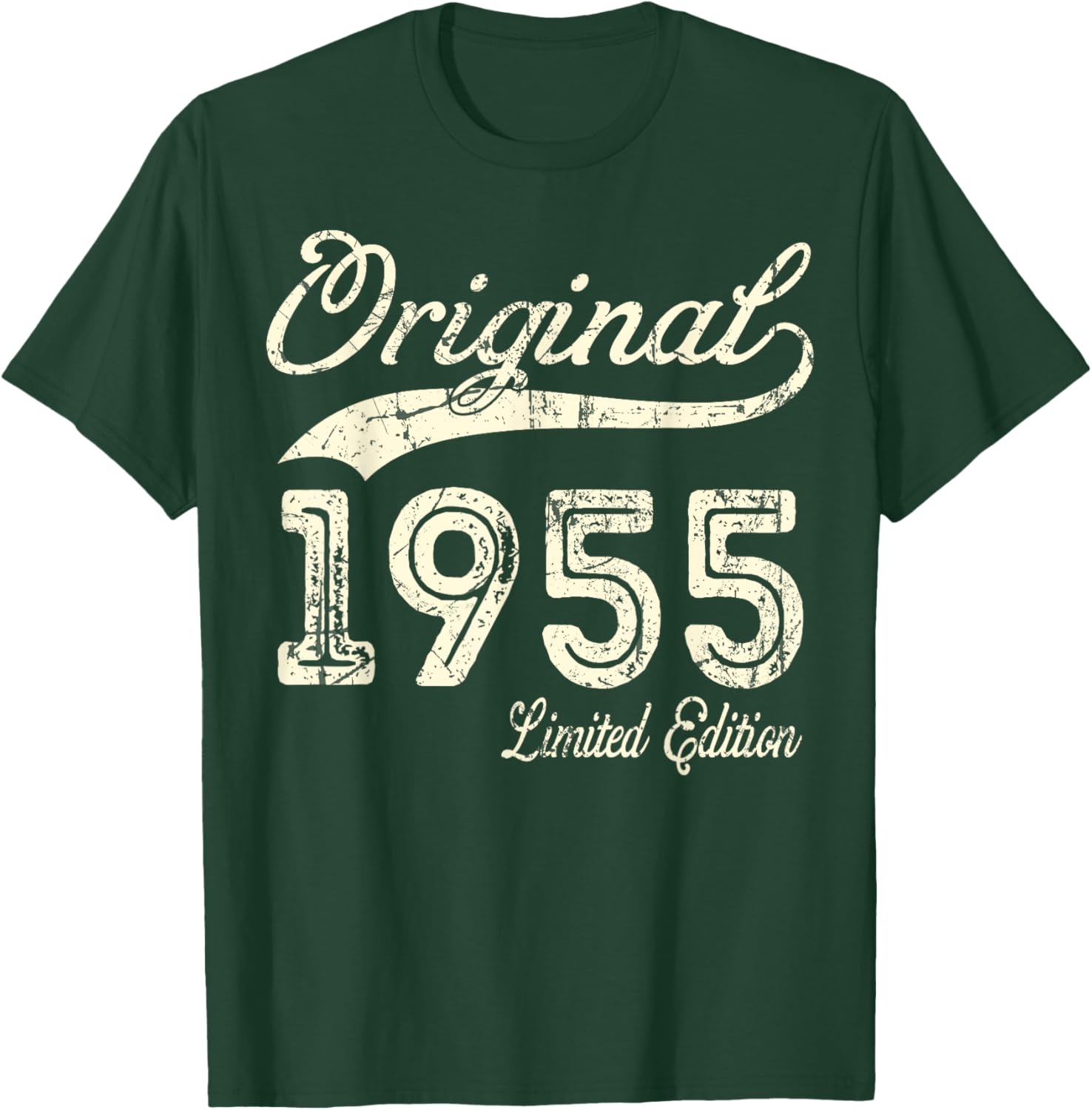 70th Birthday Men Women Vintage 1955 Original Parts T-Shirt - T-Shirt | Forest
