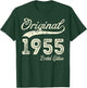 70th Birthday Men Women Vintage 1955 Original Parts T-Shirt - T-Shirt | Forest