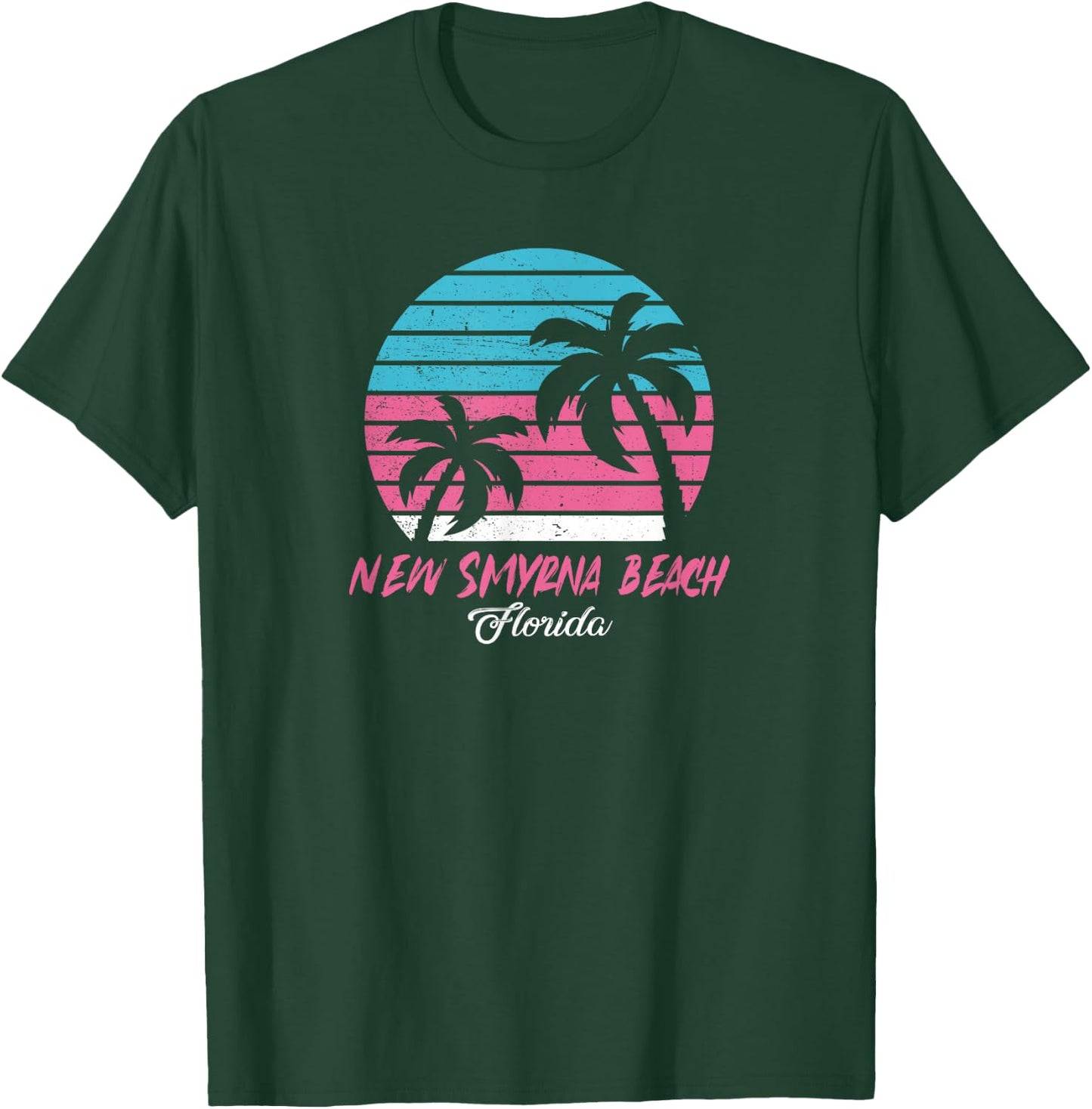 New Smyrna Beach Souvenir - Florida Reminder Men Women T-Shirt - T-Shirt | Forest