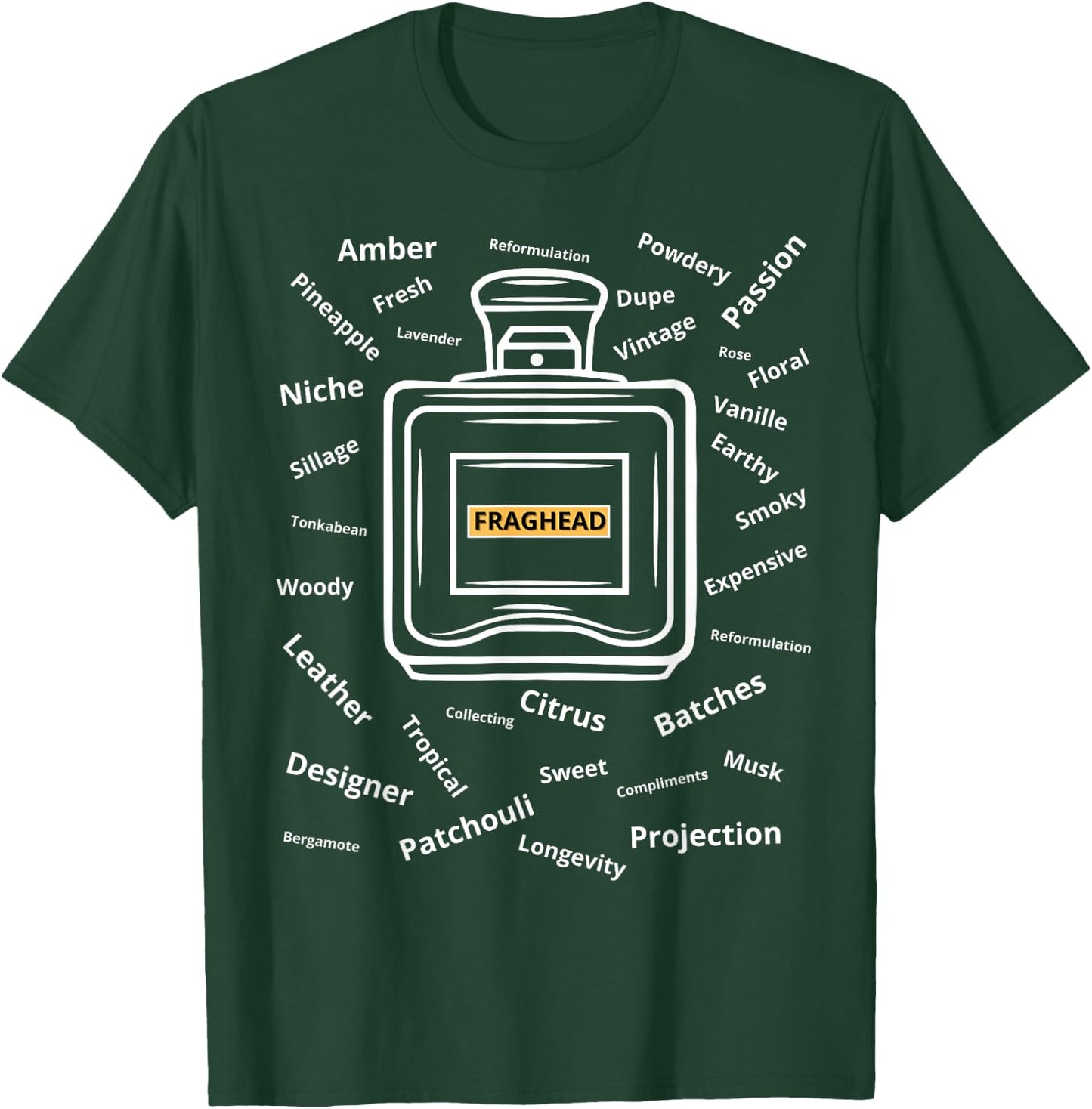 Fraghead Fragrances Perfume Collector T-Shirt - T-Shirt | Forest